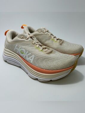 Hoka One One Gaviota 5 Beige Coral Running Shoes 1134235-VLG Women’s Size 7.5 B